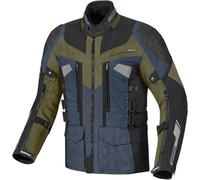 Berik Striker waterproof 3in1 Motorcycle Textile Jacket, black-grey-green, size 56 for Men