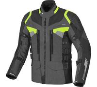 Berik Striker waterproof 3in1 Motorcycle Textile Jacket, black-grey-yellow, size 48 for Men