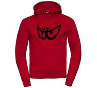 Berik The Eye Hoodie, black-red, size M for Men