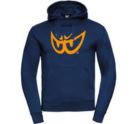Berik The Eye Hoodie, dark blue/orange, size XXL