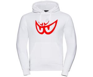 Berik The Eye Hoodie, white/red, size S
