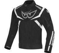 Berik The Eye Waterproof Motorcycle Textile Jacket, black-white, size 50 for Men