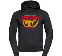 Berik The New Eye Hoodie, black-red-orange, size 2XL for Men