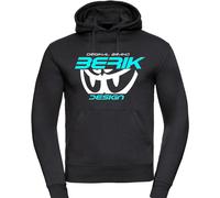 Berik The New Eye Hoodie, dark blue/white, size M