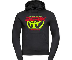 Berik The New Eye Hoodie, red-blue-yellow, size 2XL for Men