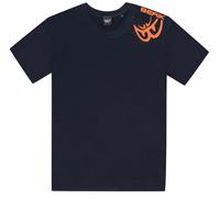 Berik The New Eye T-Shirt, dark blue/orange, size M