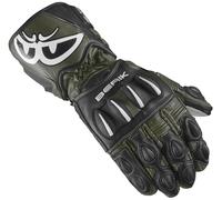 Berik Thunar Evo Motorcycle Gloves, black/green, size 3XL