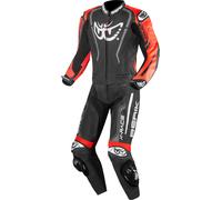 Berik Zakura Evo perforated 2-Piece Motorcycle Leather Suit, black-red, size 56 for Men