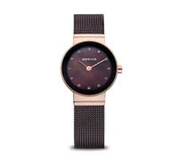 BERING 10122-265 Classic Brown Milanese Mesh Bracelet Watch - W7409