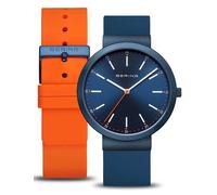 Bering 10141-397 Mens Watch Classic Set + 2. strap 41mm 3ATM