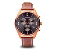 Bering 10542-562 5atm 42mm Watch Brown Man