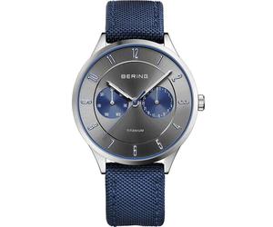 Bering 11539-873 Wristwatch Titanium Men's 39mm Quartz Unisex Grey Silver 5 ATM