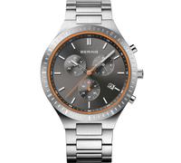 Bering 11743-709 Classic Titanium Chronograph Mens Watch 40mm 5ATM