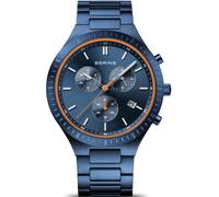 Bering 11743-797 Titanium Chronograph Mens Watch 43mm 5ATM