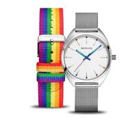 BERING 127220-36-000 Mesh Bracelet Watch With Nato Strap - W74199