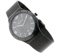 Bering 12739-077 Black Stainless Steel Gents Watch Sapphire Glass Ultra Slim Design