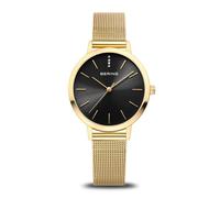 BERING 13434-332 Gold Tone Milanese Mesh Bracelet Watch - W74228