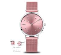 BERING Women's Watch Quartz Movement - Charity Collection with Stainless Steel and Sapphire Crystal 14134-999-GWP , Pink