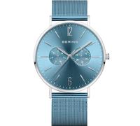 BERING Men's Quartz Analog Watch with Stainless Steel Strap mid-39940, Blue