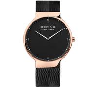 Bering 15540-262 Wristwatch Max René Quartz Unisex Black Rosé gold 40mm 5 ATM