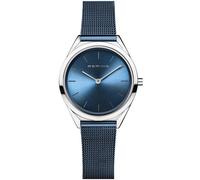 BERING Unisex Analog Quartz Ultra Slim Collection Watch with Stainless Steel Strap and Sapphire Crystal