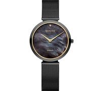 Bering 18132-132 Classic Ladies 32 mm Quartz Mother of pearl, Black Black 3 ATM