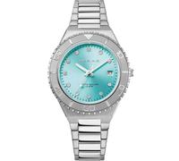 Bering 18936-707 Wristwatch Classic 36mm 10ATM Quartz Unisex Turquoise Silver