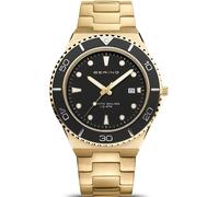 Bering 18940-732 Wristwatch Classic Sport 40mm Quartz Unisex Black Gold 43mm ...
