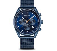 Bering 19240-397 Wristwatch Chronograph 40mm 10ATM Quartz Unisex Blue Mesh strap