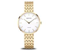 BERING 19334-334 Gold Plated Titanium Bracelet Watch - W74161