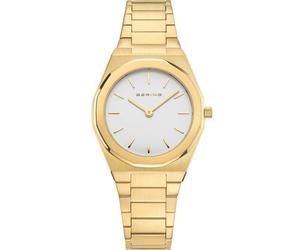Bering 19632-730 Wristwatch Classic 32mm 3ATM Quartz Unisex White Gold Link s...
