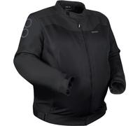Bering Alias King Size Mesh Motorcycle Textile Jacket, black, size 4XL for Men