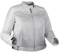 Bering Alias Mesh Queen Size Ladies Motorcycle Textile Jacket, light grey/blue, size 44