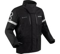 Bering Antartica GTX waterproof Motorcycle Textile Jacket, black, size L for Men