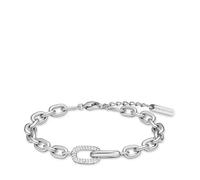 BERING Arctic Pavé Women's Bracelet Stainless Steel with Zirconia, 18.0 Centimeters, Stainless Steel Stainless steel Zirconia, Cubic Zirconia