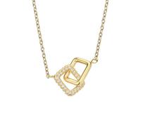 BERING Arctic Pavé Women's Stainless Steel Cubic Zirconia Necklace of 45 cm