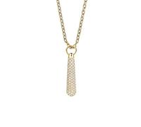 BERING Arctic Pavé Women's Stainless Steel Necklace 45 cm, 45.0 Centimeters, Stainless Steel Cubic Zirconia, Cubic Zirconia