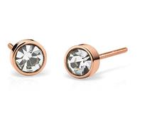 BERING Arctic Symphony Collection 709-371-05 Women's Earrings in Rose Gold with Stainless Steel