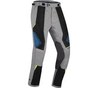 Bering Bakundu Motorcycle Textile Trousers, black-grey-blue, size M for Men