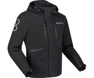 Bering Barstow waterproof Motorcycle Textile Jacket, black, size L for Men