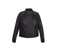 Bering Brazilia QS Women's MC Jacket Black/FuchsiaXL Plus Black,Fuchsia