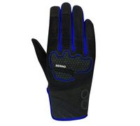 Bering Breeze Black Blue Vented Mens Motorcycle Motorbike Summer Mesh Gloves