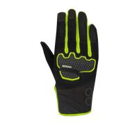 Bering Breeze Mesh Motorcycle Gloves, black-yellow, size L for Men