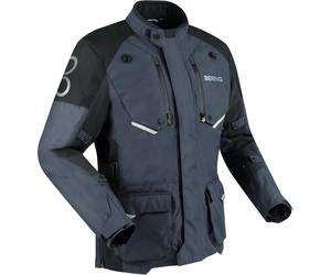Bering Calgary waterproof Motorcycle Textile Jacket, black/grey, size M