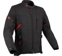Bering Cobalt Motorcycle Textile Jacket, black-red, size S for Men