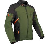 Bering Cobalt Motorcycle Textile Jacket, green-brown, size 4XL for Men