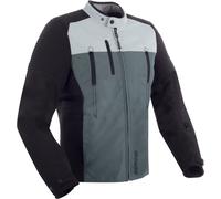 Bering Crosser waterproof Motorcycle Textile Jacket, black/grey, size L