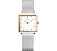 BERING Damen Quarz Uhr | Armbanduhr 26 mm Edelstahlgehäuse und Zifferblatt | Milanaisearmband | Saphierglas | 3 ATM | 18226
