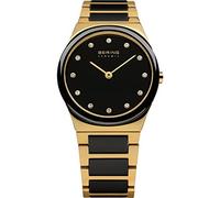 Bering Damen Quarz Uhr | Armbanduhr 30 mm Edelstahlgehäuse und Zifferblatt | Milanaisearmband | Saphierglas | 5 ATM | 32230