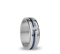 BERING Damen Ring in glänzendem silber - Arctic Symphony Collection aus Edelstahl - Seine 10